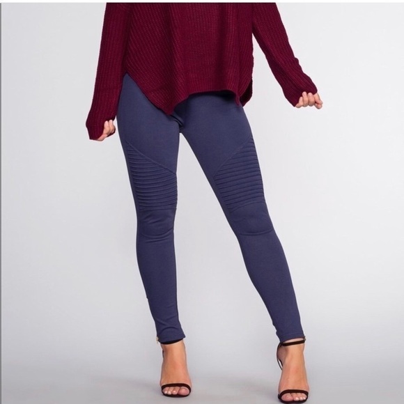 MOTTO Fashion Denim Leggings Jeggings - Picture 1 of 5